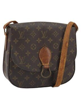 Authentic LOUIS VUITTON Monogram Saint Cloud GM Shoulder Bag M51242 LV